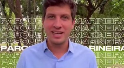 João Campos em vistoria da nova etapa do Parque da Tamarineira - REPRODUÇÃO