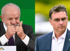 Datafolha: Lula supera Flávio Bolsonaro entre eleitores de centro - Foto: Evaristo Sa/AFP