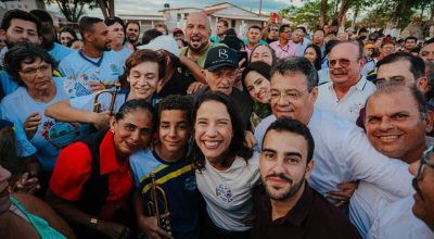 Governadora Raquel Lyra em Frei Miguelinho, uma das viagens pelo interior pernambucano - Foto: ...